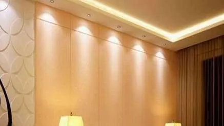 Custom interior lighting with spot lights